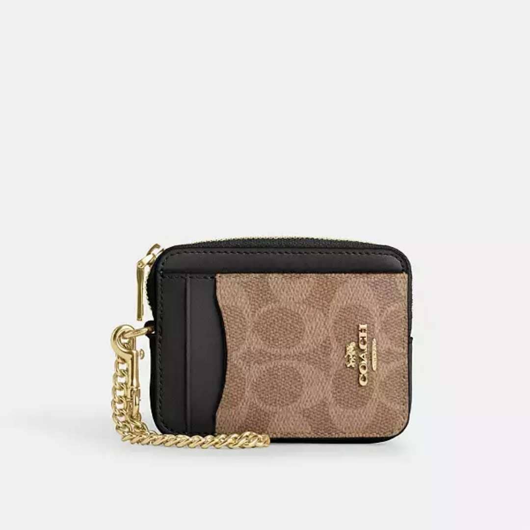 Zip card case