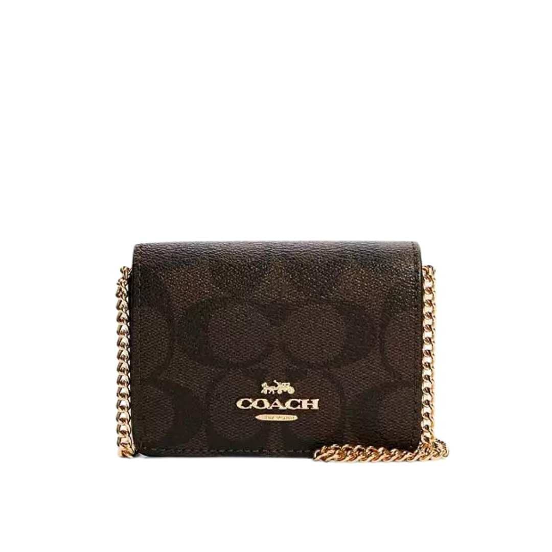 Mini wallet con cadena