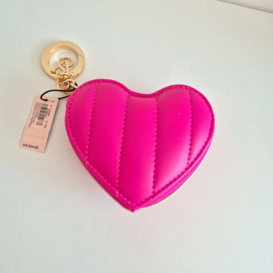 Coin charm corazón Rosa