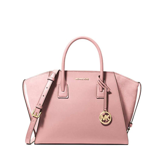 Bolso satchel grande de piel