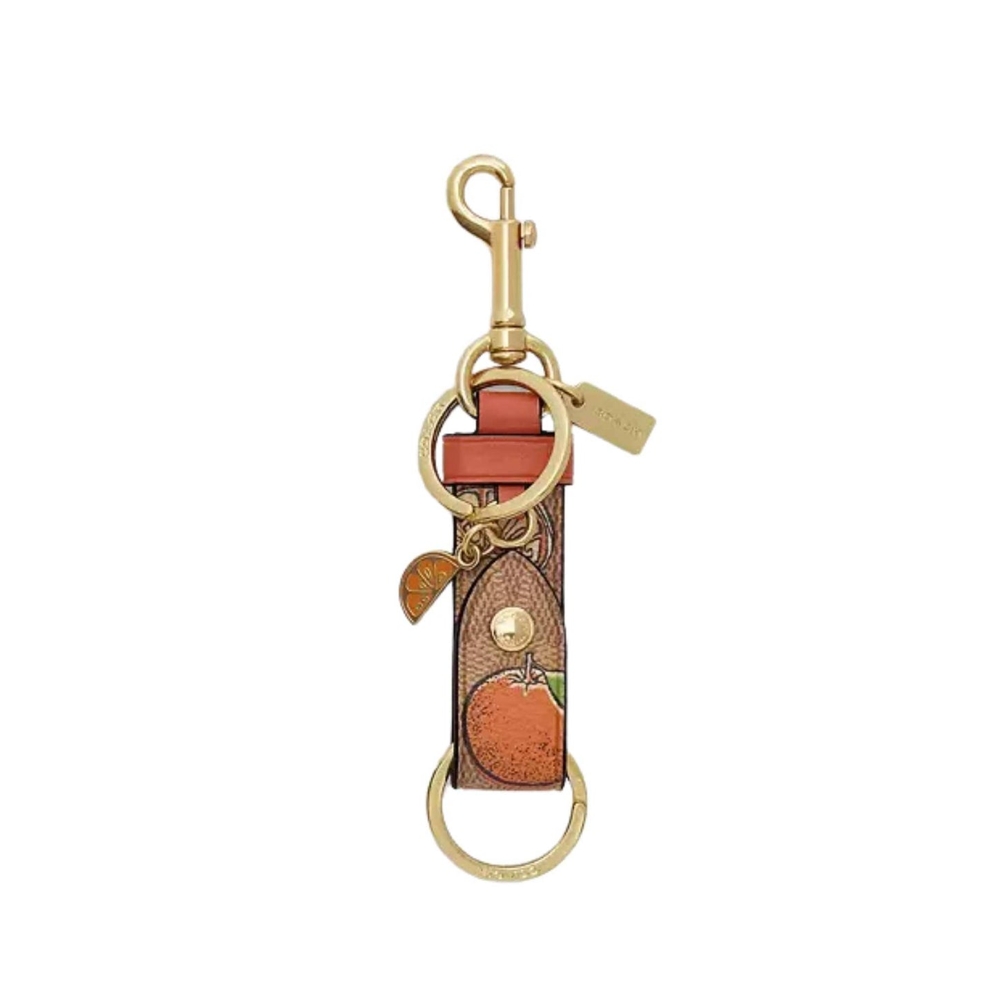 Trigger Snap Bag Charm print frutas
