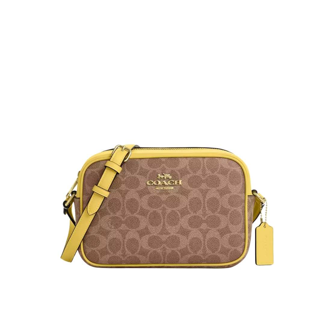 Jamie camera monogram amarillo