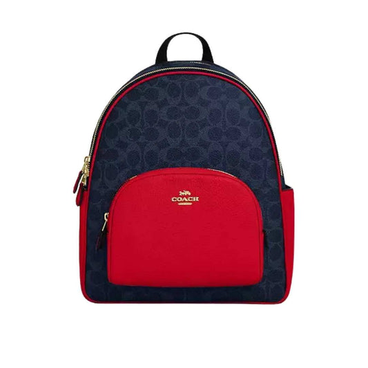 Mochila Court mediana MONOGRAM ROJO