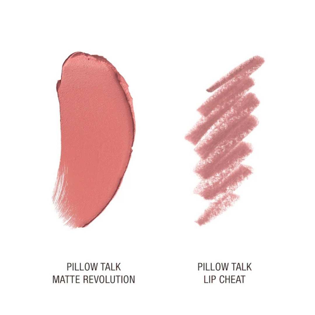 Mini Pillow Talk Lipstick & Liner Set - Warm Berry Pink