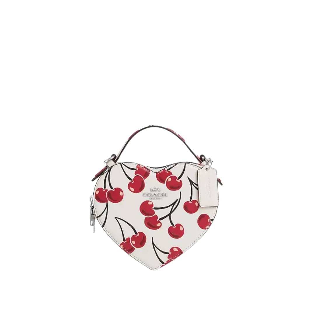 Crossbody monograma corazón Cherry