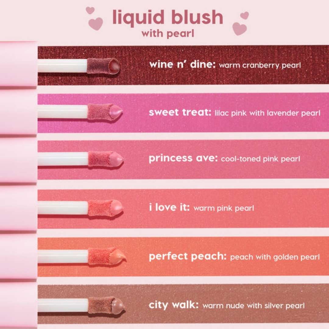 Peach With Golden Pearl - Rubor Liquido