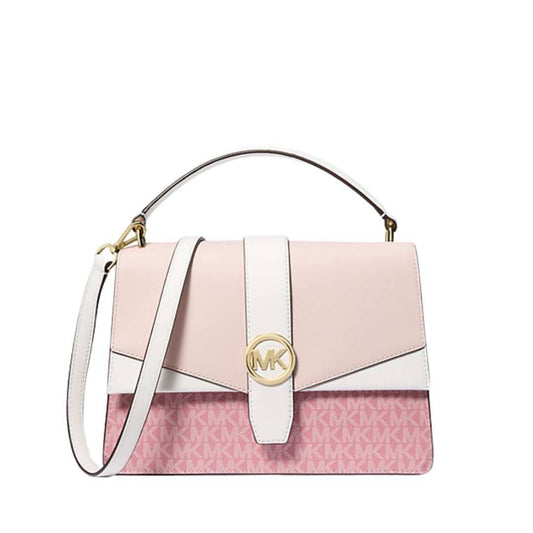 Bolso satchel Greenwich mediano monograma.