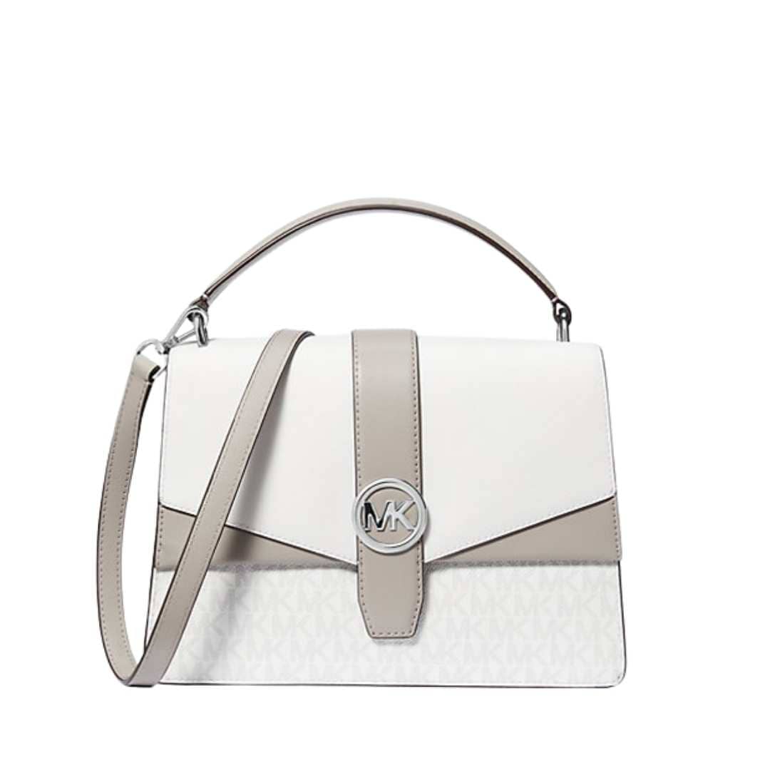 Bolso satchel Greenwich mediano monograma.