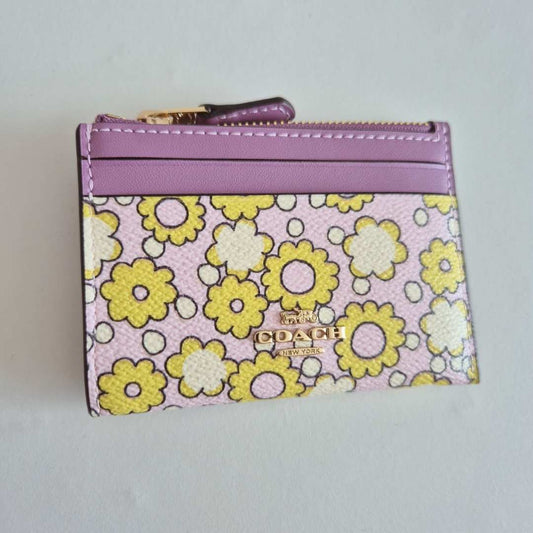 Card zip Print Flores