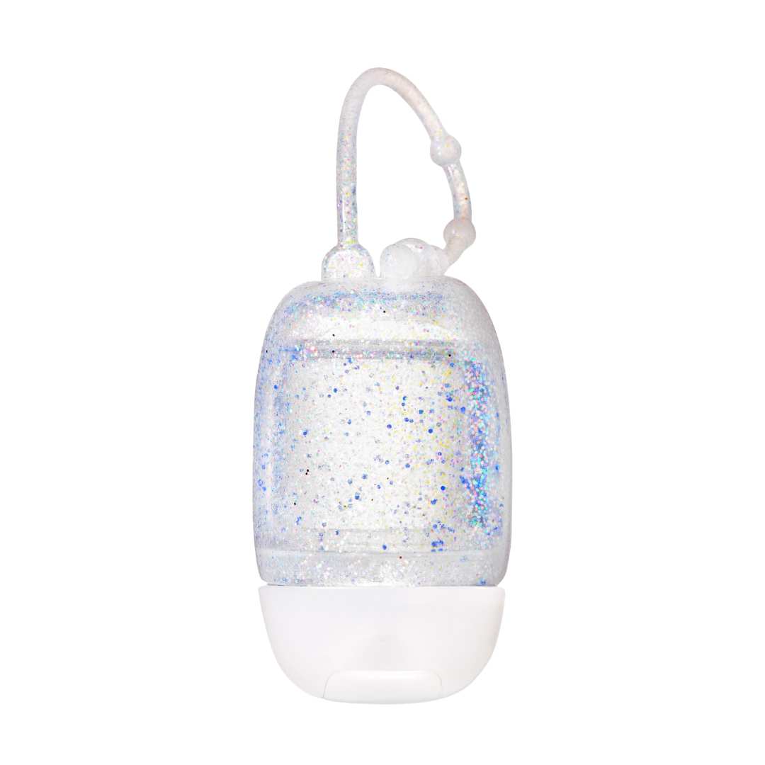 White Glitter Holder gel.