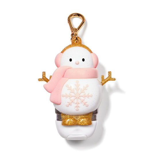 Muñeco de nieve con luz -  Holder gel