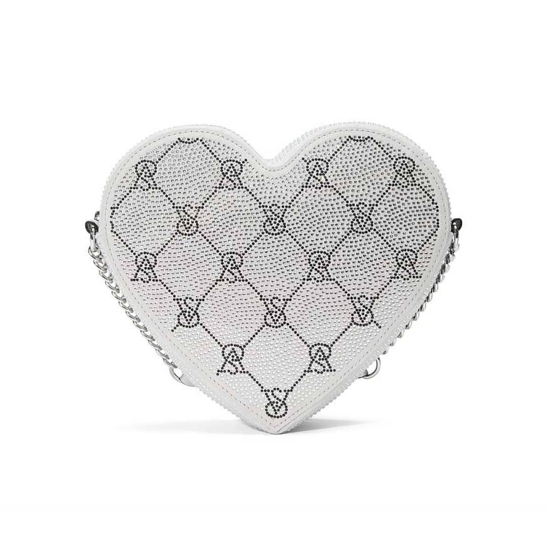 Crossbody corazón plata
