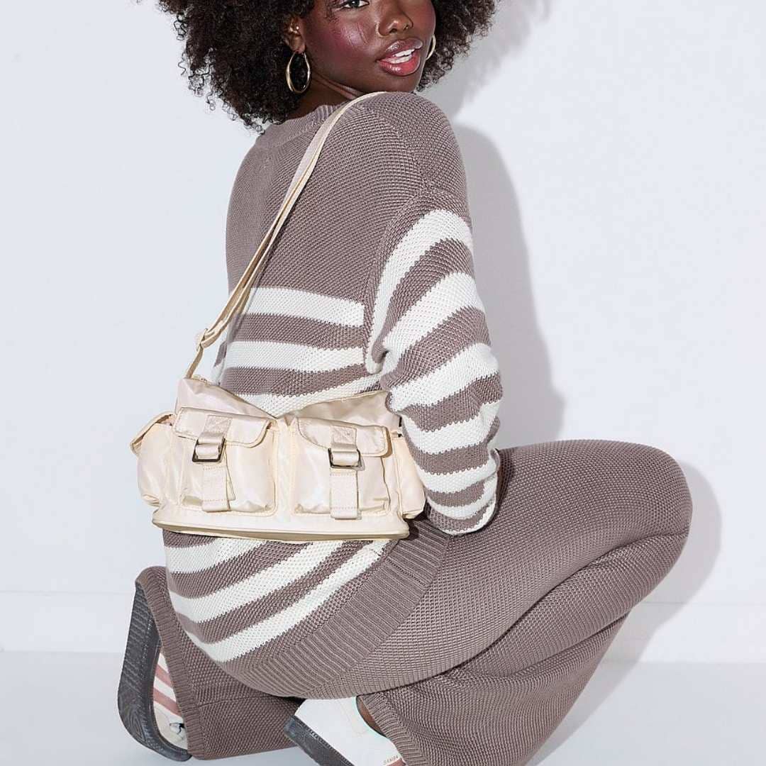 Nylon Cargo Shoulder Bag