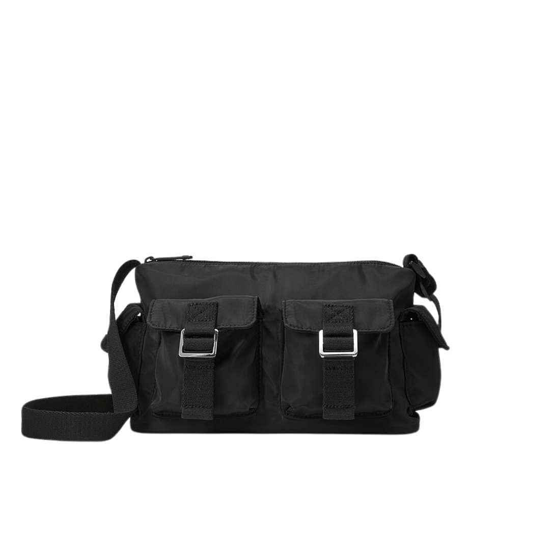 Nylon Cargo Shoulder Bag