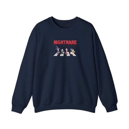 Bordado "Nightmire on the street" en sudadera cuello redondo. EDICIÓN ESPECIAL