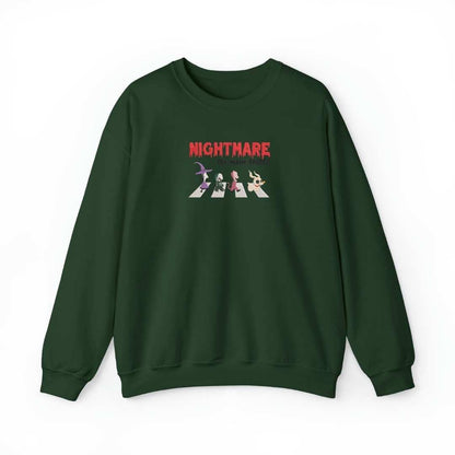 Bordado "Nightmire on the street" en sudadera cuello redondo. EDICIÓN ESPECIAL