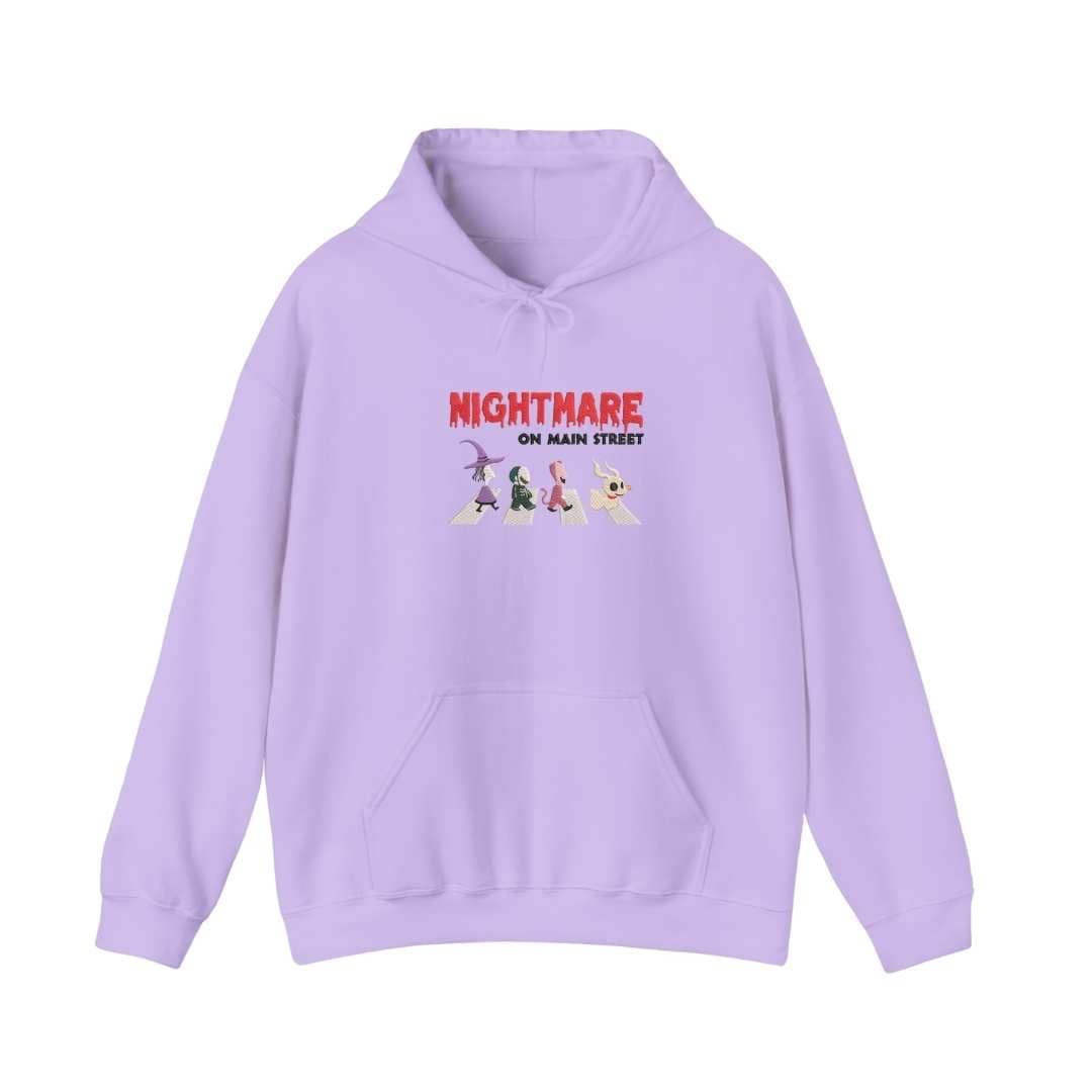 Bordado "Nightmire on the street" en sudadera cuello redondo. EDICIÓN ESPECIAL