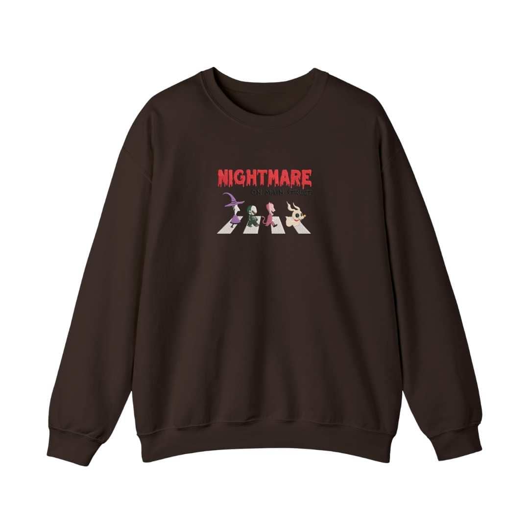 Bordado "Nightmire on the street" en sudadera cuello redondo. EDICIÓN ESPECIAL