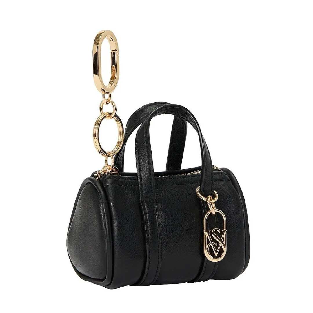 Mini Duffle Keychain Charm - BLACK