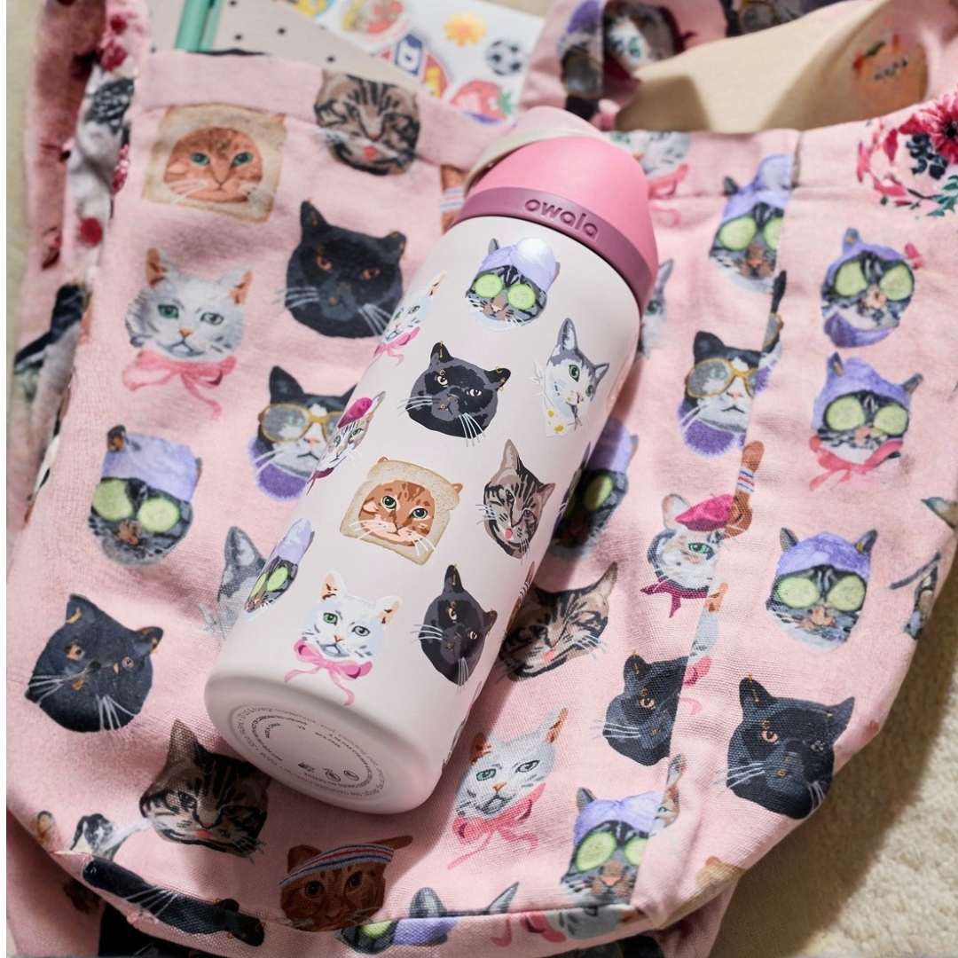 Owala Exclusive Print Cat- 32oz