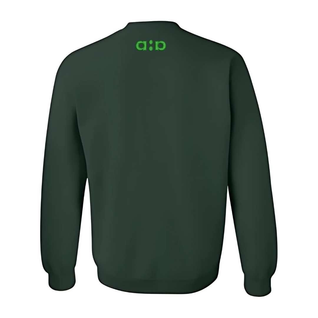 Sudadera cuello redondo mezcla pesada con Bordado "3 TENNIS FRAMES Vol I"
