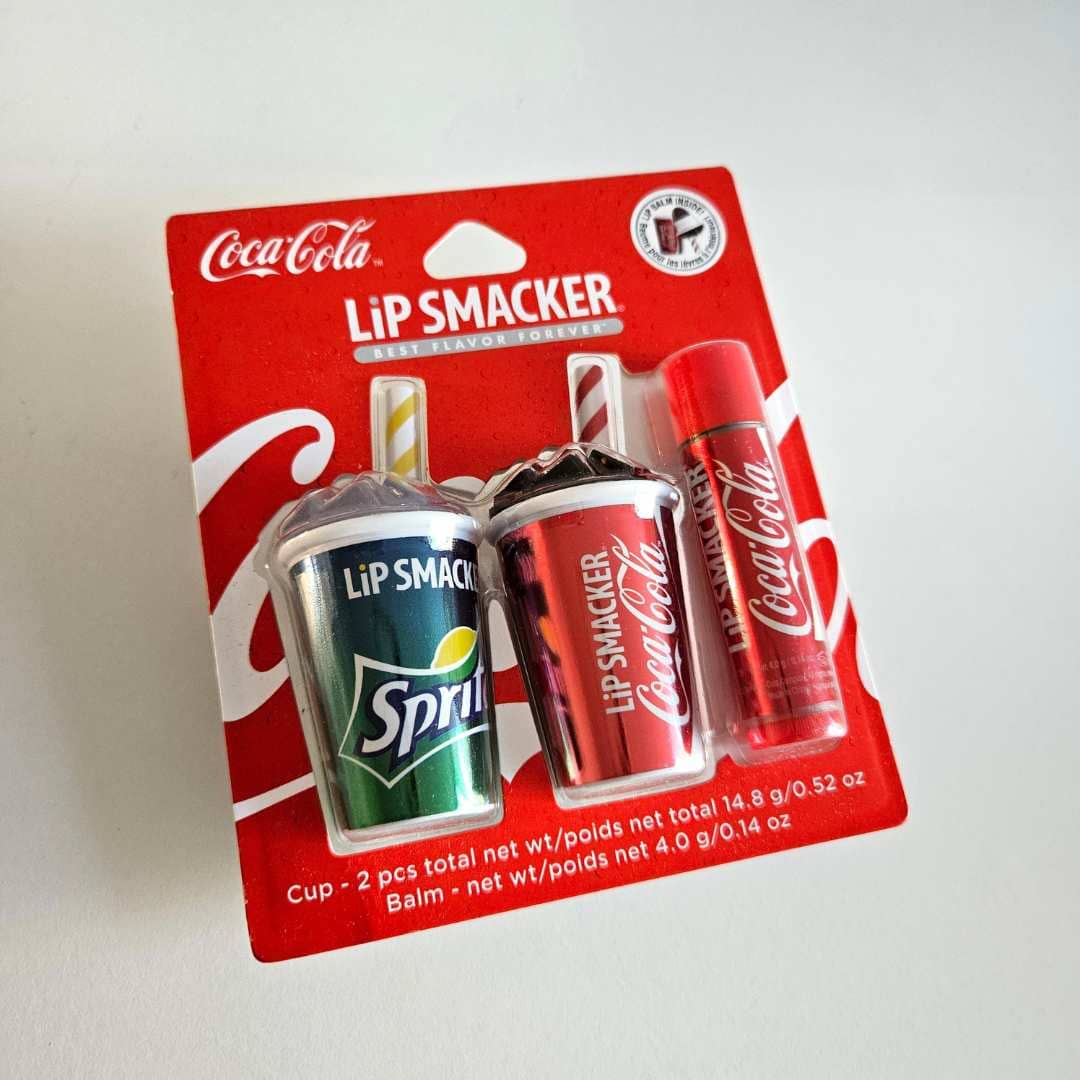 Bálsamo Lip smacker - Sprite / coca-cola -- 3 piezas.