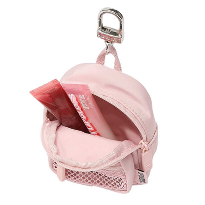 Mini Backpack Keychain Charm - pink