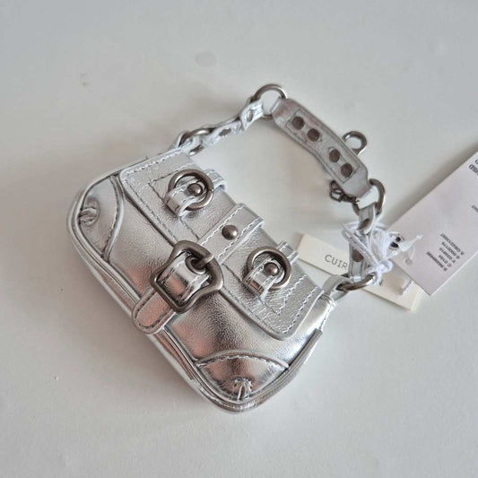Bag charms Plata con herraje