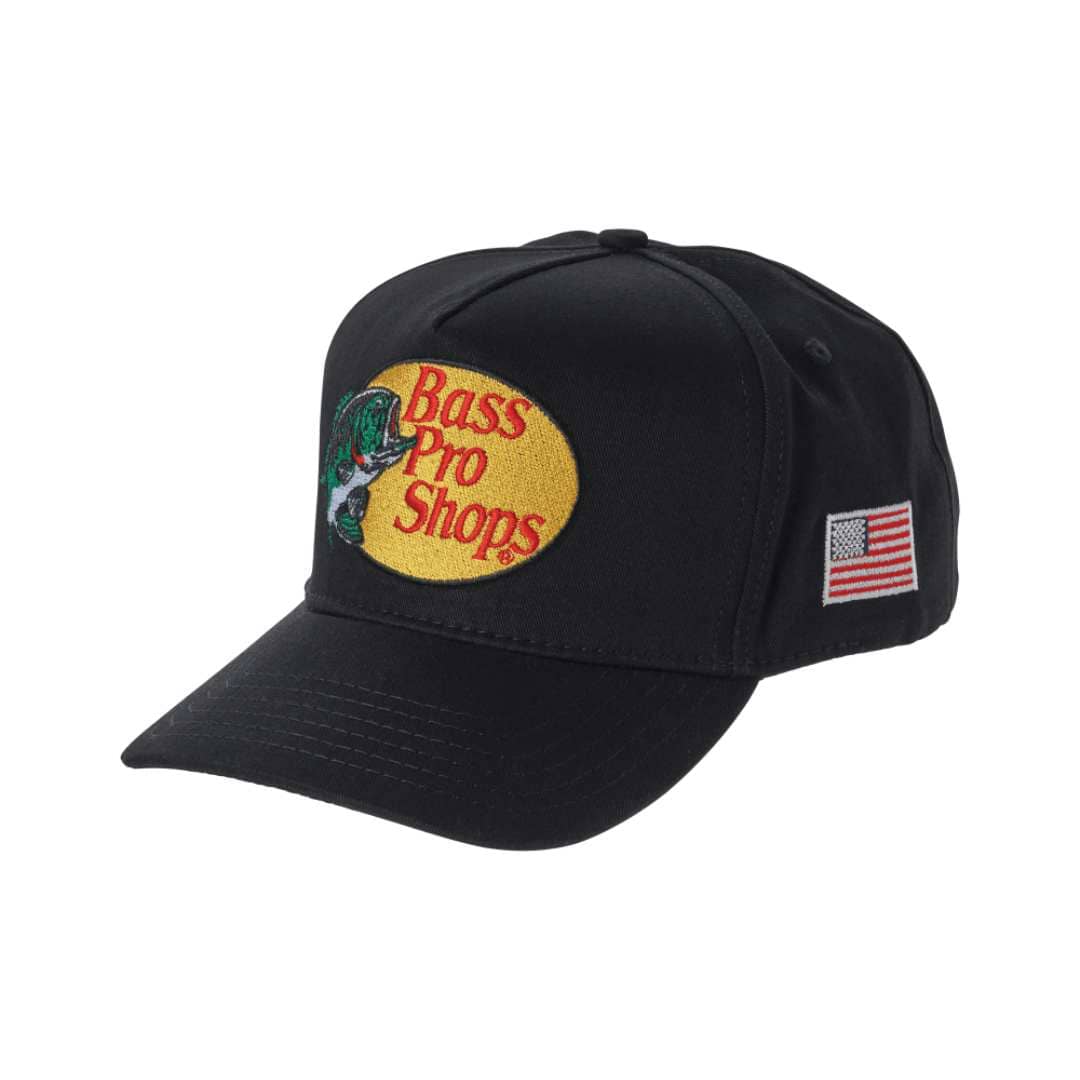 Bass Pro Gorra Bordada Logo con U.S.A. Patch