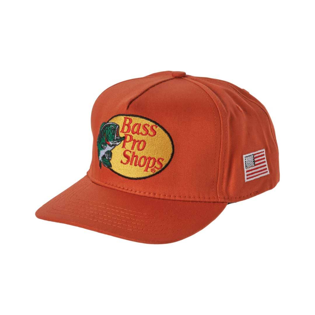 Bass Pro Gorra Bordada Logo con U.S.A. Patch