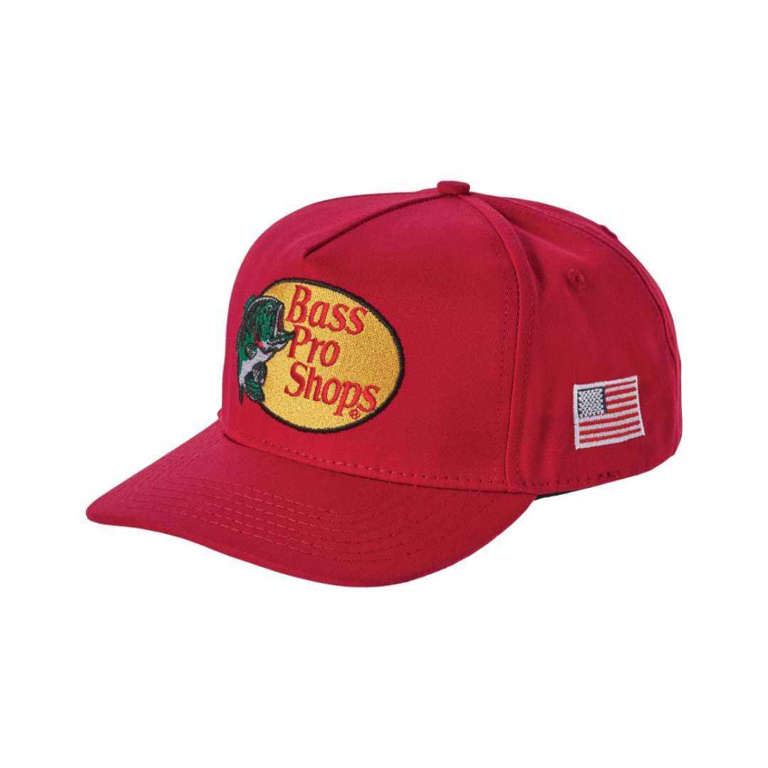 Bass Pro Gorra Bordada Logo con U.S.A. Patch