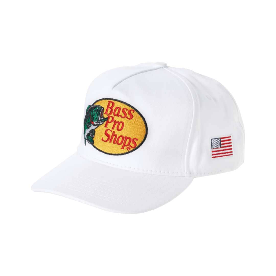 Bass Pro Gorra Bordada Logo con U.S.A. Patch