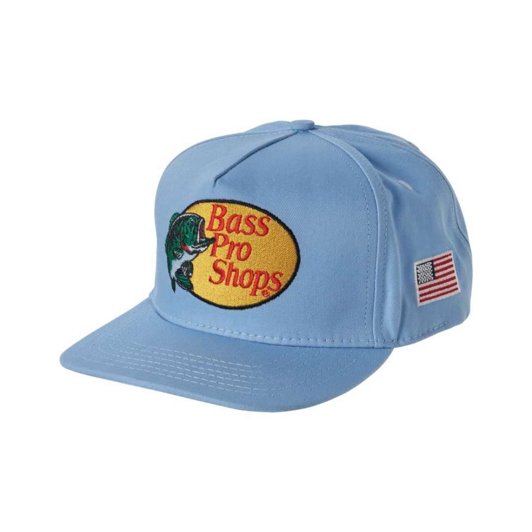 Bass Pro Gorra Bordada Logo con U.S.A. Patch