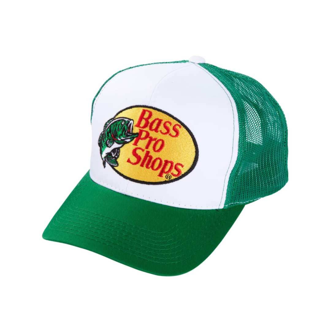 Bass Pro logo bordado con malla.