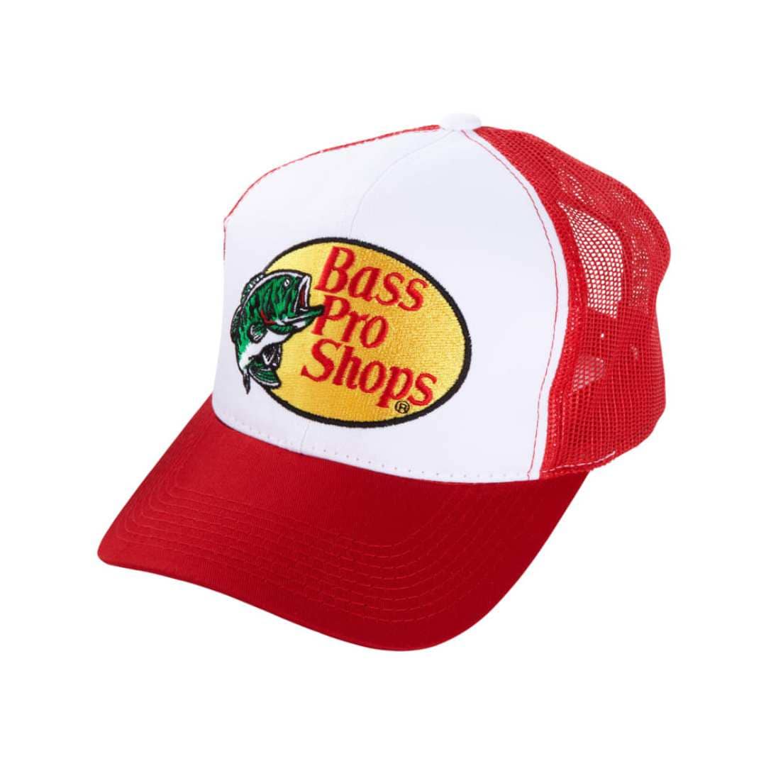 Bass Pro logo bordado con malla.