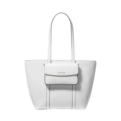 Bolso tote Jet Set 2 en 1 de cuero granulado.