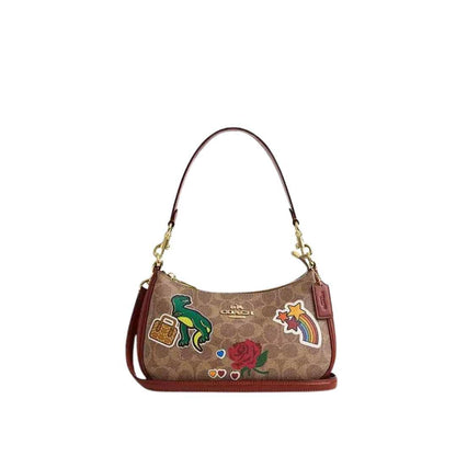 Teri Shoulder bag con Sticker print