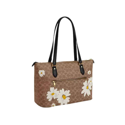 Gallery tote bag con print floral