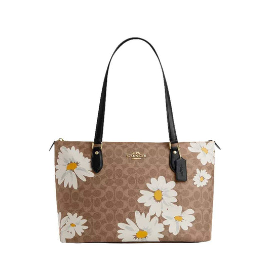 Gallery tote bag con print floral