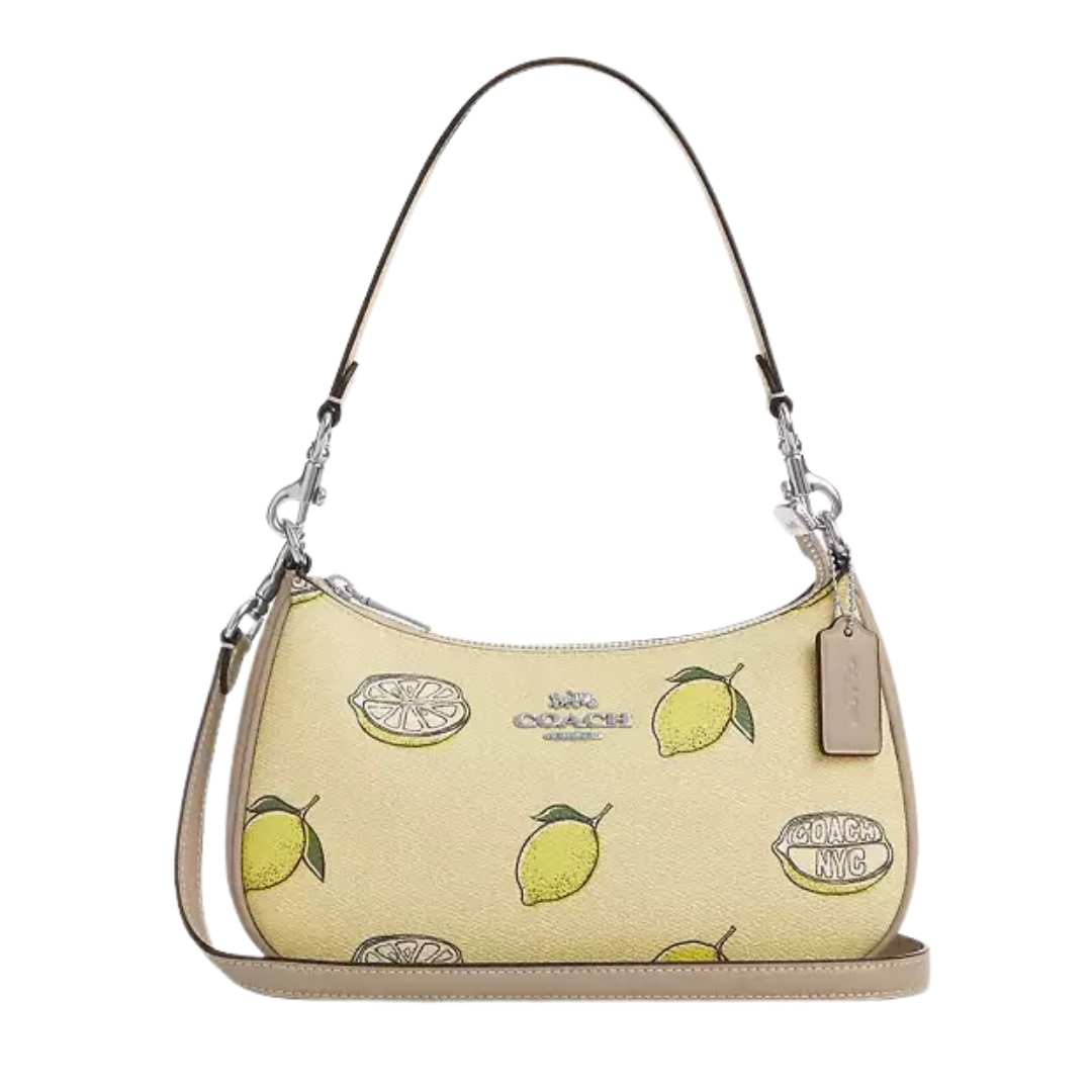 Teri Shoulder bag print limón.