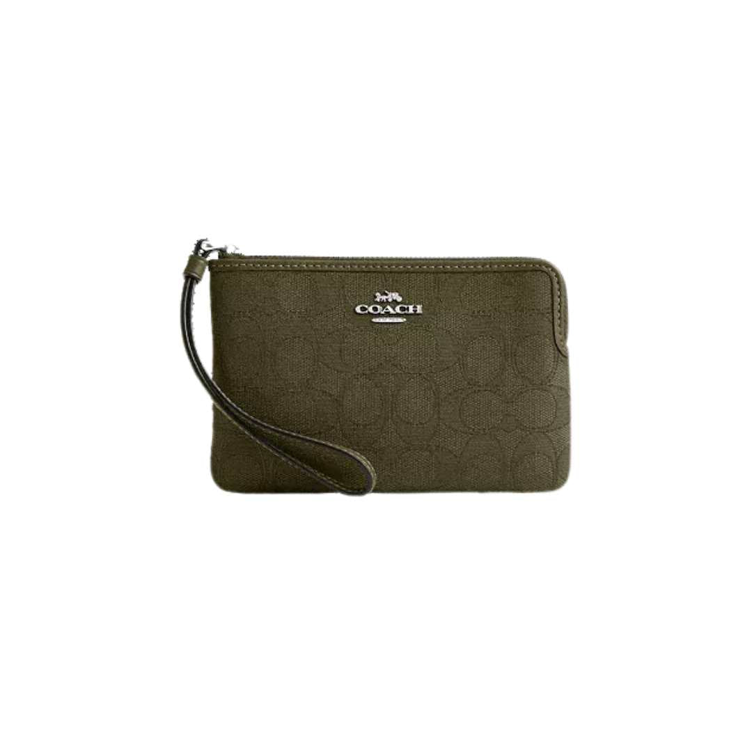 Wristlet en monograma JACQUARD