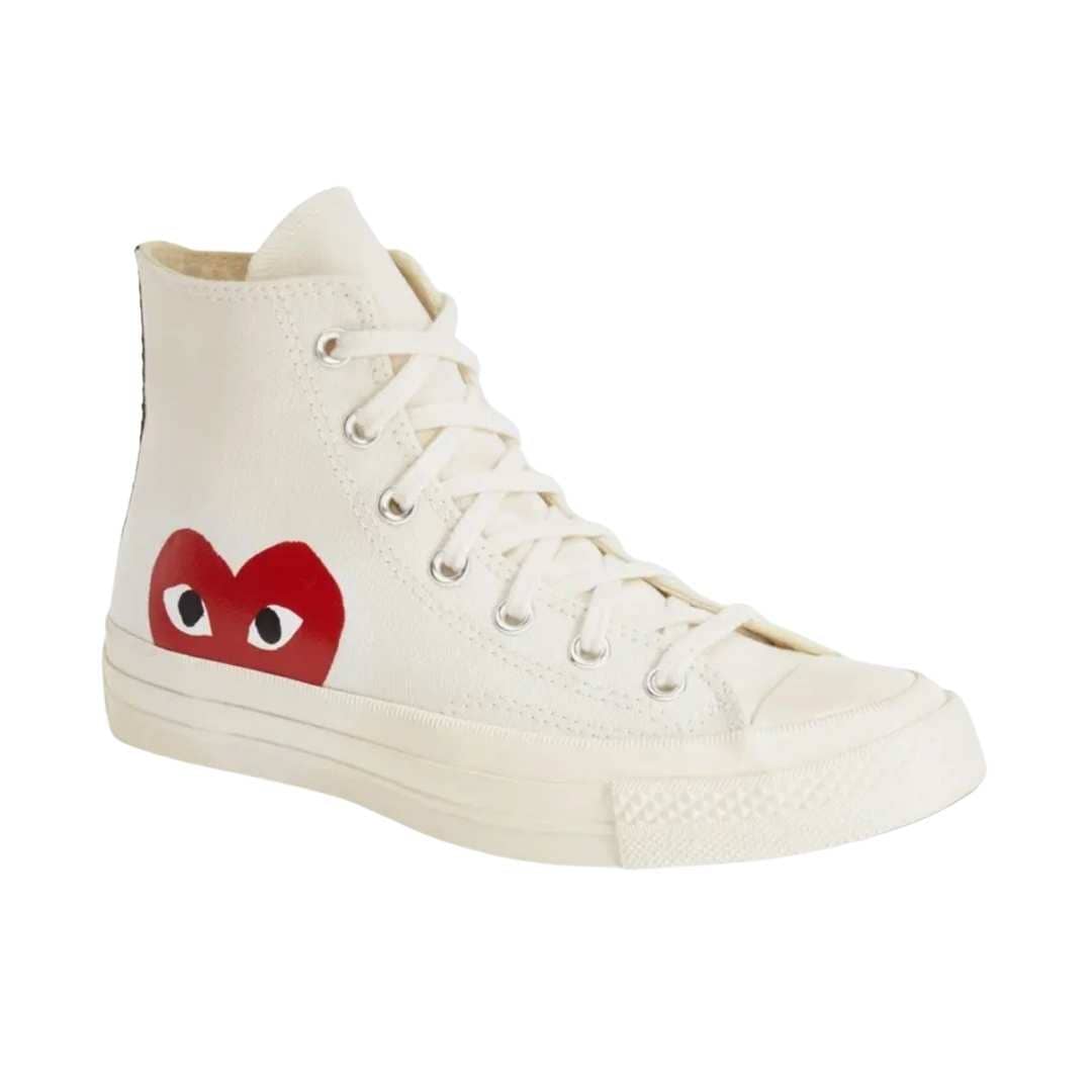 CONVERSE X CDG HIGH TOP SNEAKER.