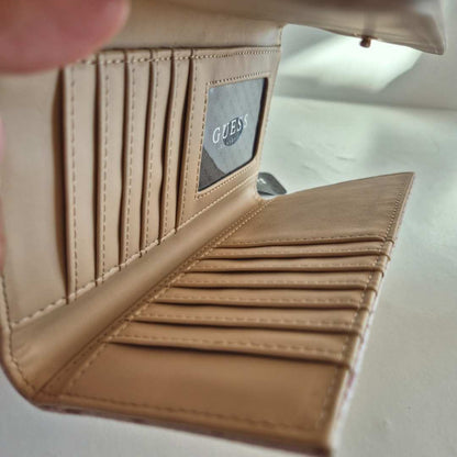 Cartera Flap delgado nude