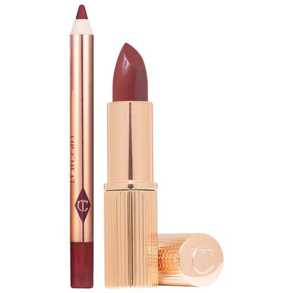 Mini Pillow Talk Lipstick & Liner Set - Berry Rose