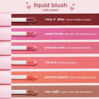 Peach With Golden Pearl - Rubor Liquido