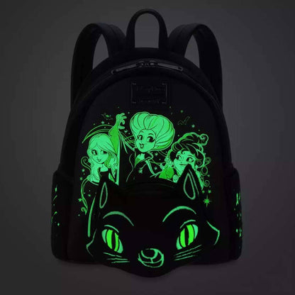 Mini mochila que brilla en la oscuridad Hocus Pocus