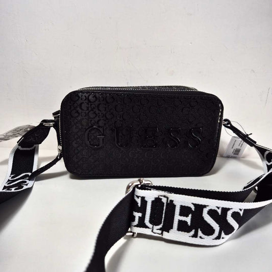 Guess Top doble Zip Crossbody negro