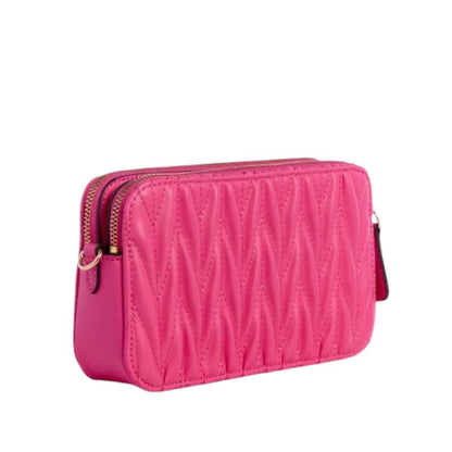 Mini double-zip crossbody