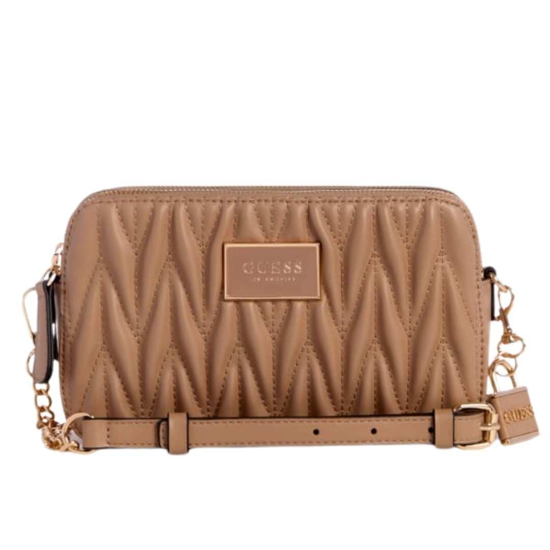 Mini double-zip crossbody