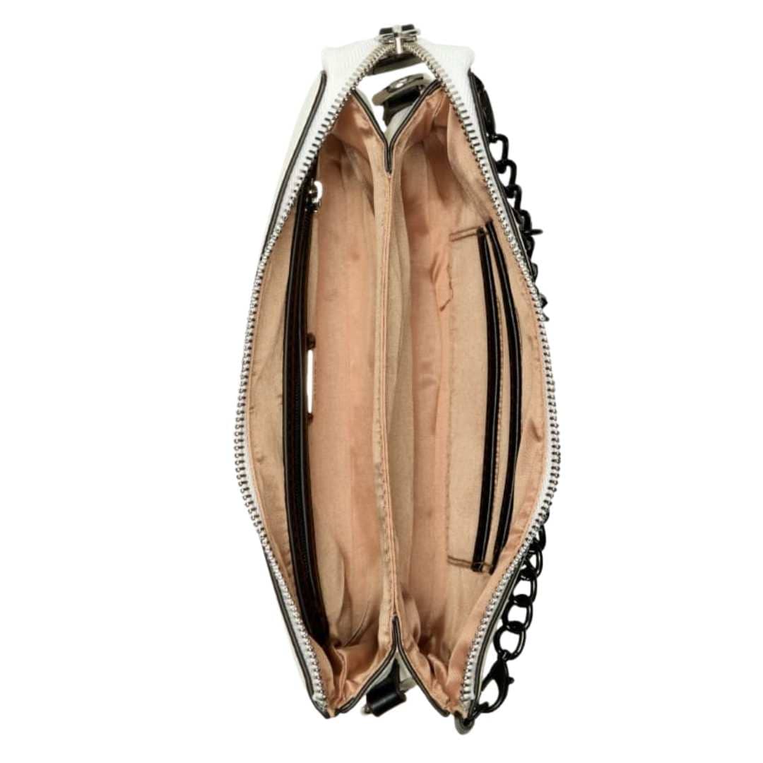 Mini crossbody con cadena